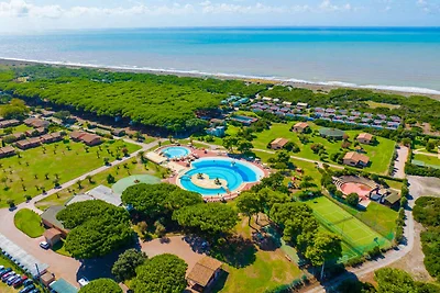 Mobilehome mit Klimaanlage, Terrasse und Pool
