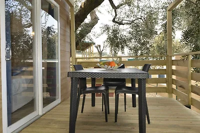Mobilehome mit Terrasse, Pool und Klimaanlage