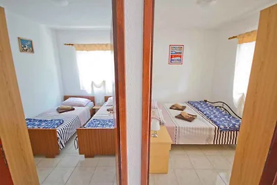 Studio-Apartment für 2–3 Personen, 10 m vom M