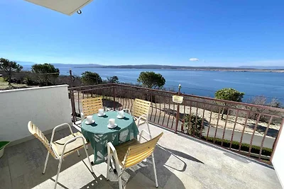 Ferienwohnung mit einen Balkon und Meerblick