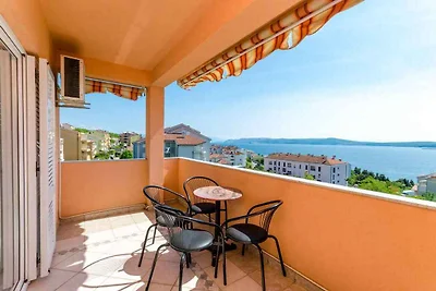Ferienwohnung mit Meerblick und Klimaanlage