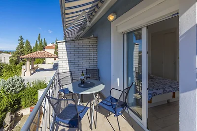Ferienwohnung mit Balkon und Meerblick