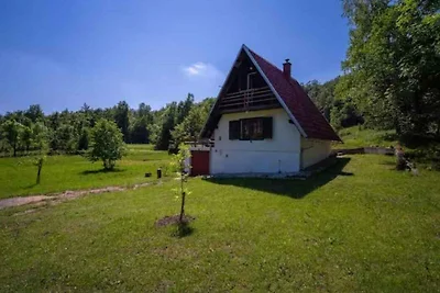 Ferienhaus in einer abgelegenen Gegend an ein