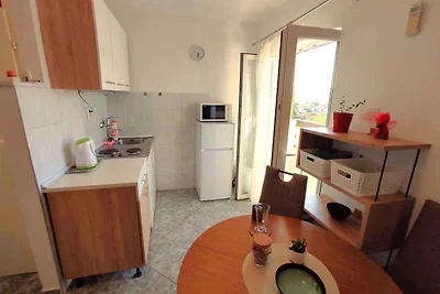 Ferienwohnung mit Meerblick 200 m vom Strand