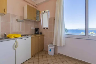 Praktisches Studio mit Meerblick in Selce