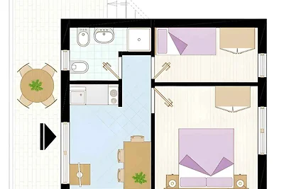 Ferienwohnung mit Terrasse