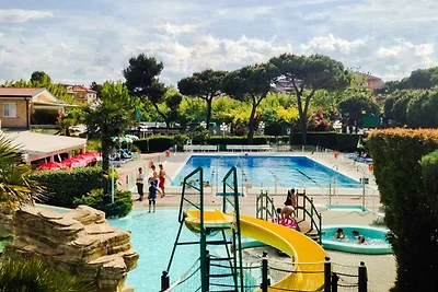 Mobilehome mit Klimaanlage, Terrasse und Pool