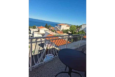 Ferienwohnung mit Balkon und Meerblick