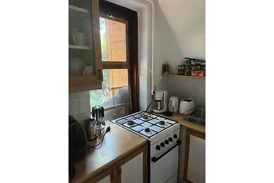 Ferienhaus Retro-Atmosphäre, Terrasse mit alt