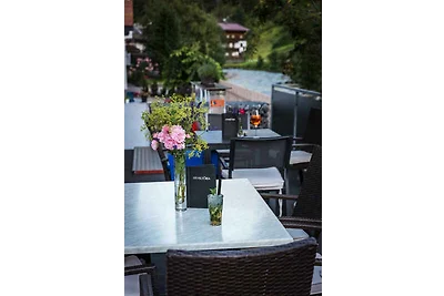 Hotelzimmer mit Skiraum und Wellnessbereich
