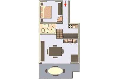 Ferienwohnung mit Pool