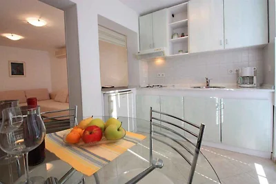 Ferienwohnung mit Terrasse in Strandnähe