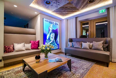 Hotelzimmer mit Skiraum und Wellnessbereich