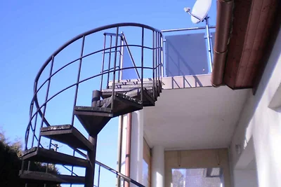 Ferienwohnung mit Garten, Balkon und