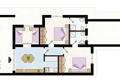 Ferienwohnung mit Terrasse