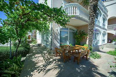Ferienwohnung mit Balkon und Meerblick