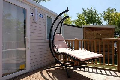 Mobilehome mit Klimaanlage, Terrasse und Pool