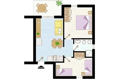Ferienwohnung mit Klimaanlage und Pool