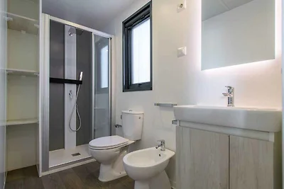 Mobilehome mit Klimaanlage, Terrasse und Pool