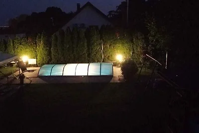 Ferienhaus mit Pool, Whirlpool und