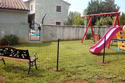 Ferienhaus mit privatem Pool und Aussendusche