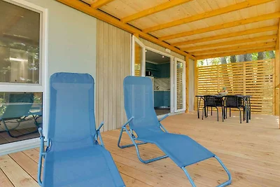 Mobilehome mit Terrasse am Pool
