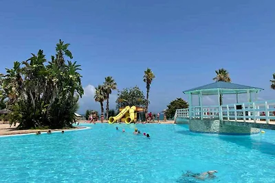 Mobilehome mit Klimaanlage, Terrasse und Pool