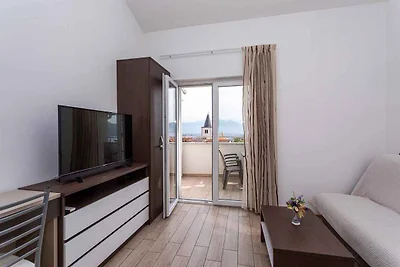 Ferienwohnung mit einen Balkon und Meerblick
