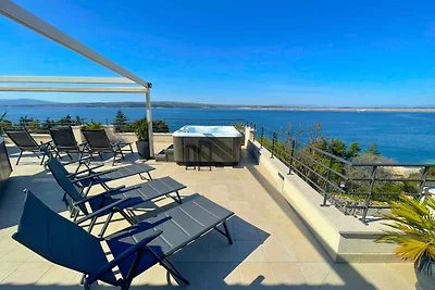 Ferienwohnung mit Whirlpool in Balkon, und mi