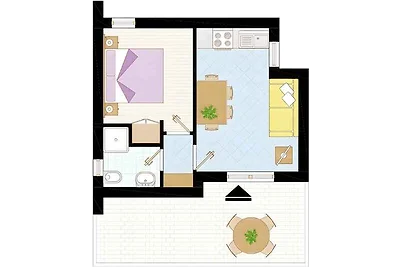 Ferienhaus mit Privatgarten