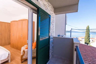 Ferienwohnung mit Balkon, Meerblick