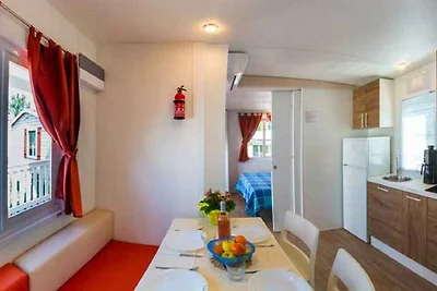 Mobilehome mit Klimaanlage, Terrasse und Pool