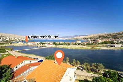 Traumhafte Ferienhaus in Pag mit Meerblick