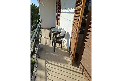 Ferienwohnung mit Balkon und Meerblick