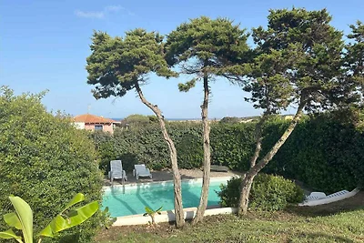 Ferienhaus mit privatem Pool und Meerblick