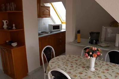 Ferienwohnung mit Garten, Balkon und