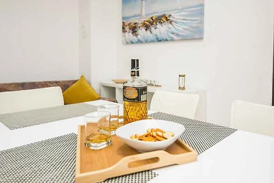 Ferienwohnung mit Garten und 400 m vom Strand