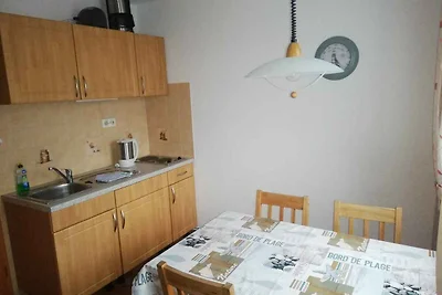 Ferienwohnung Terrasse und Blick aufs Wasser