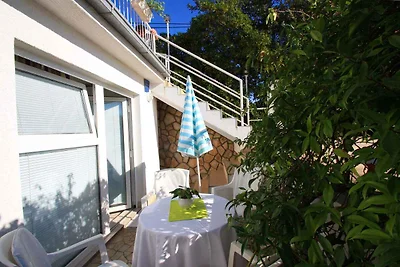 Ferienwohnung mit Terrasse in Strandnähe