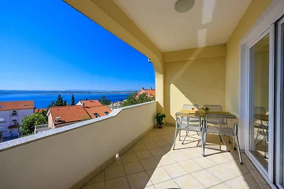 Ferienwohnung mit Klimaanlage und Meerblick