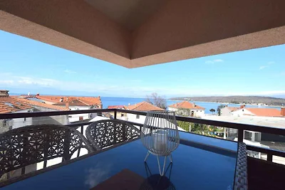 Ferienwohnung in Mansarde mit Meerblick