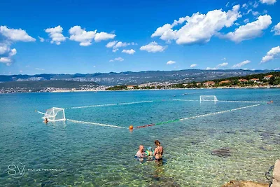 Ferienwohnung sa terasom u blizini mora