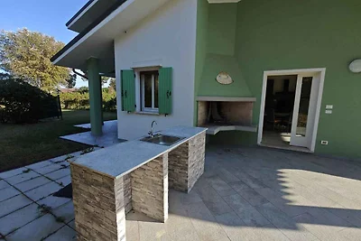 Ferienhaus mit grossen geschlossenen Garten