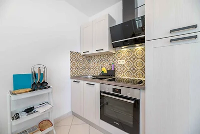 Ferienwohnung mit Balkon 300 m vom Strand