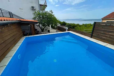 Studio mit Meerblick und Pool