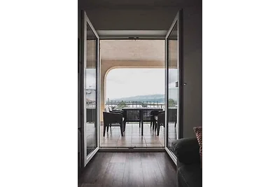 Ferienwohnung mit Meerblick, Klimaanlage und 