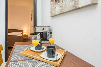 Ferienwohnung mit Garten und 400 m vom Strand