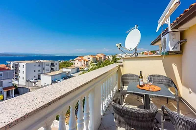 Ferienwohnung mit Balkon mit Meerblick