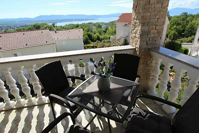 Ferienwohnung mit Balkon und Meerblick