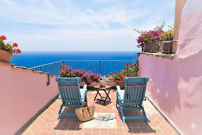 Ferienhaus mit Meerblick und Dachterrasse